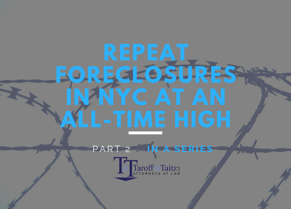 Repeat Foreclosures in NYC #2